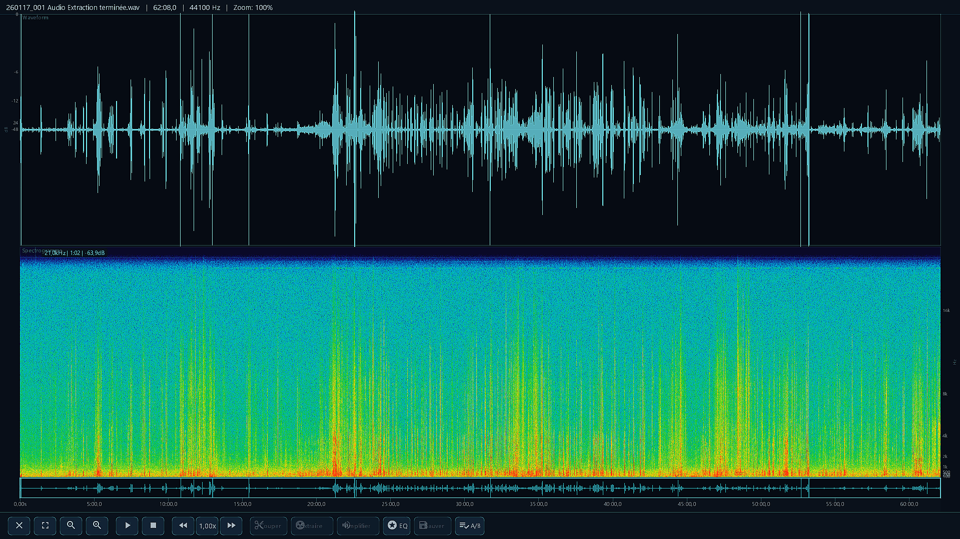 Editeur audio